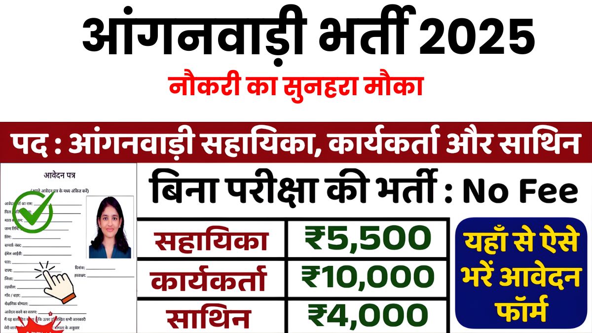 anganwadi vacancy 2025 rajasthan